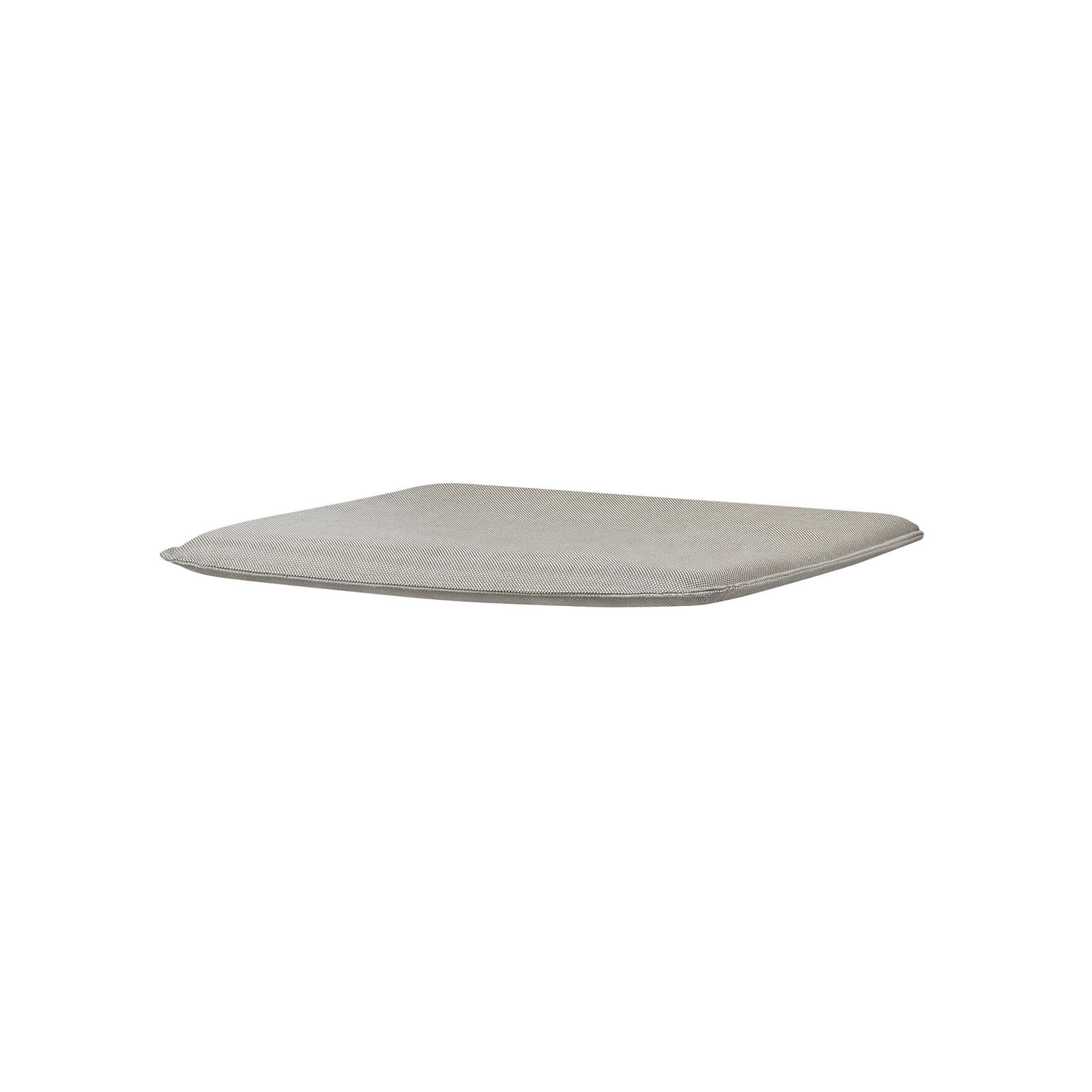 Gray rectangular plate with a minimalist design for modern dining.