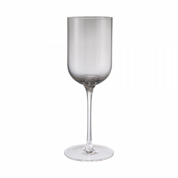 Elegantes klares Weinglas mit langem Stiel und breitem Schalen, perfekt zum Servieren feiner Weine.