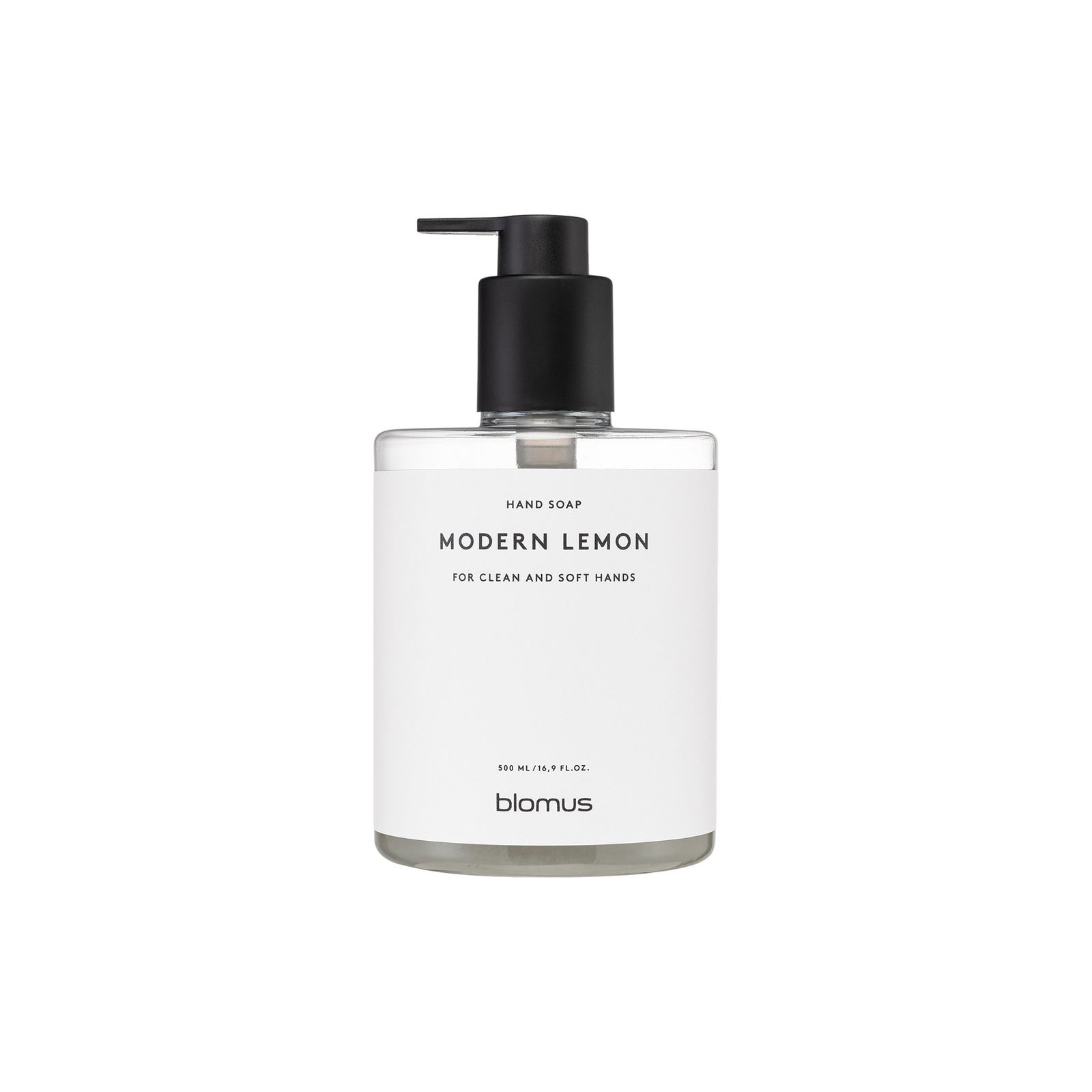 Blomus Modernes Zitronen-Handseife für saubere und weiche Hände in einer eleganten Pumpflasche.