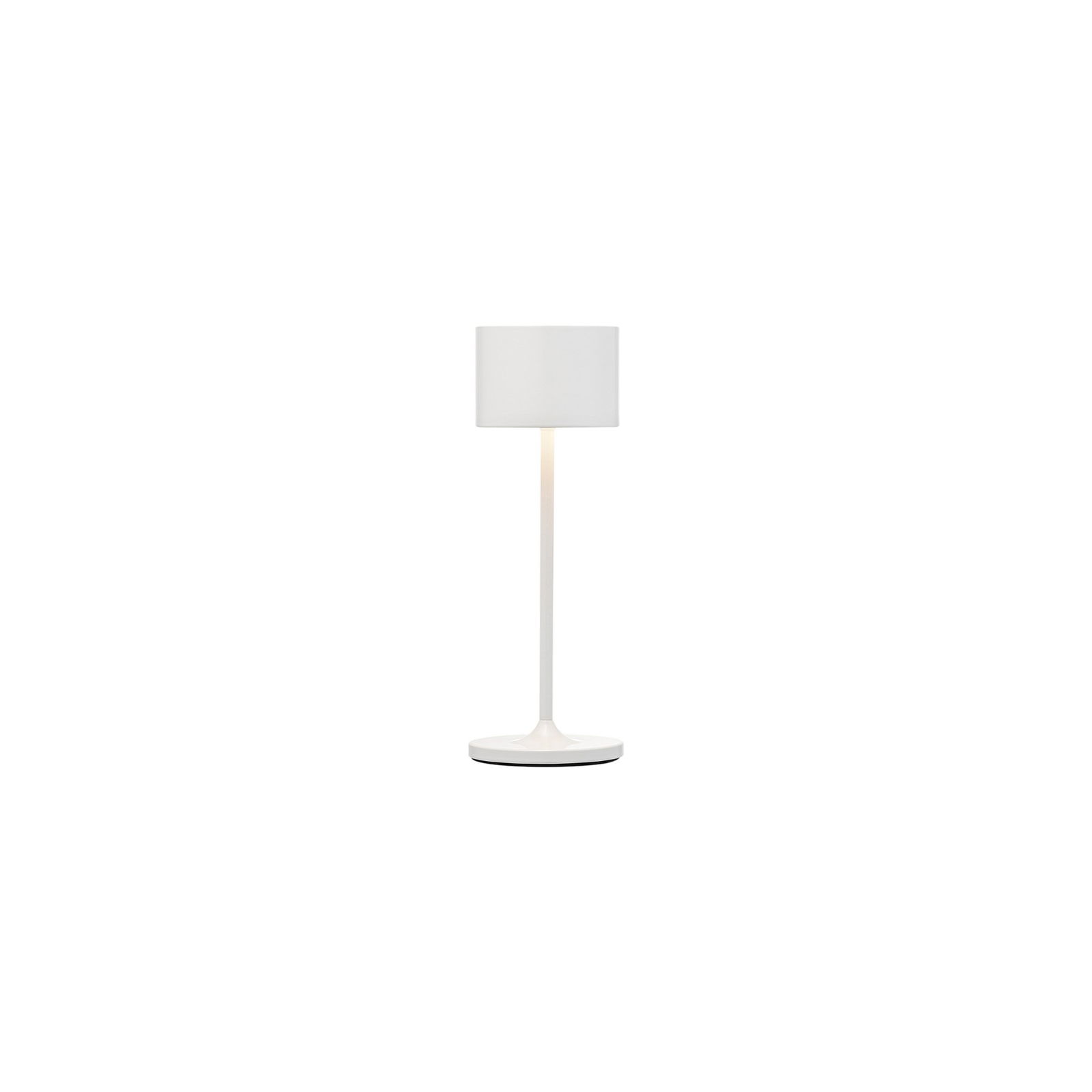 Moderne weiße Tischlampe mit elegantem Design und minimalistischer Stil, perfekt für jede Dekoration.
