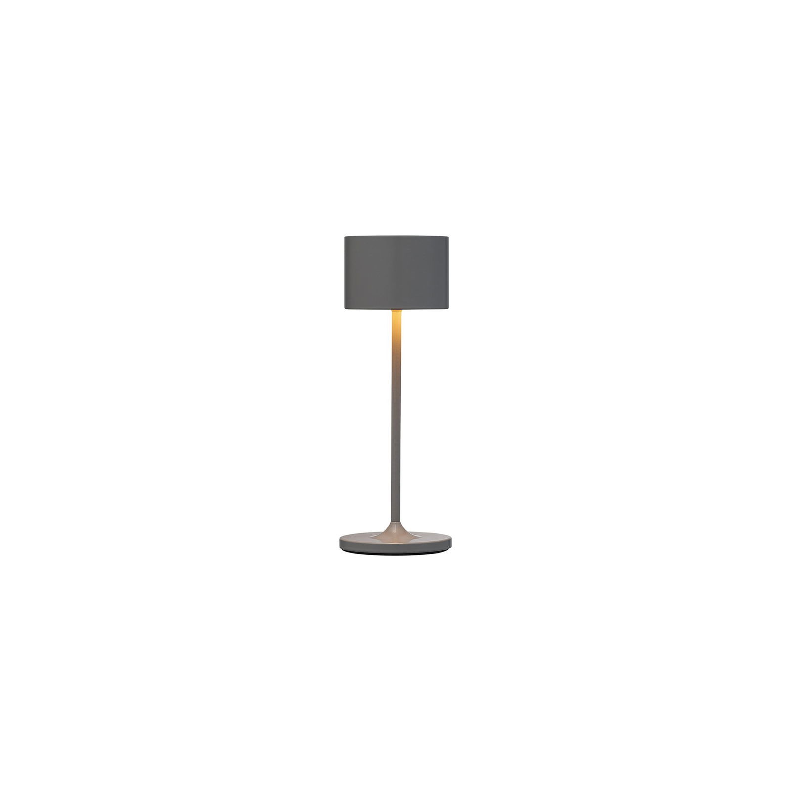 Moderne Tischlampe mit einem schlanken Design und sanftem, strahlendem Licht.
