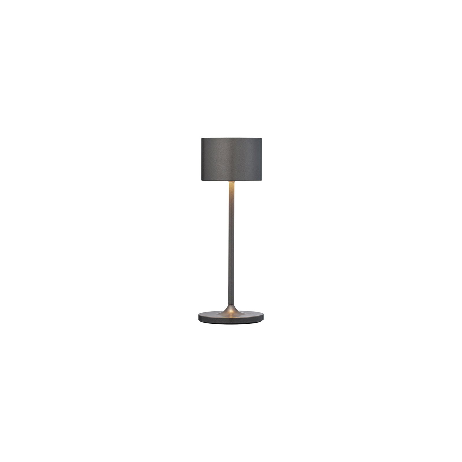Moderne graue Stehlampe mit einem eleganten Design und warmem Licht für die Wohnkultur.