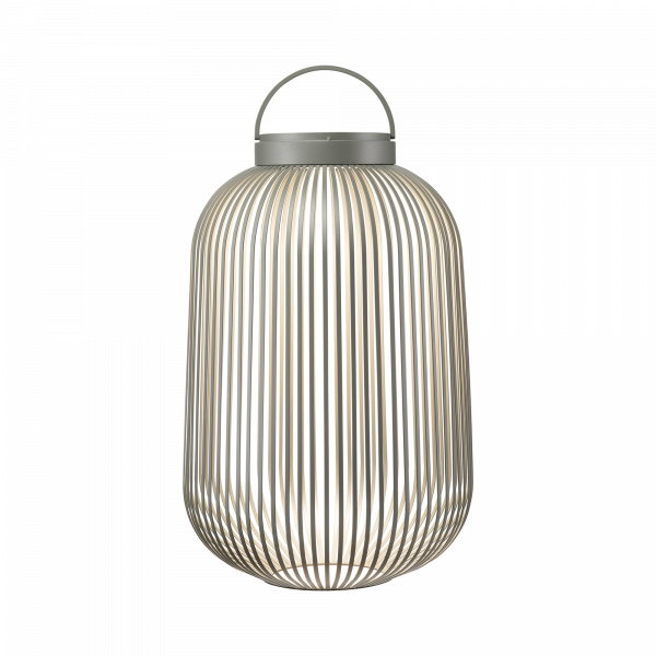 Stylische moderne Laterne mit einem eleganten Drahtdesign, perfekt für die Innen- oder Außendekoration.