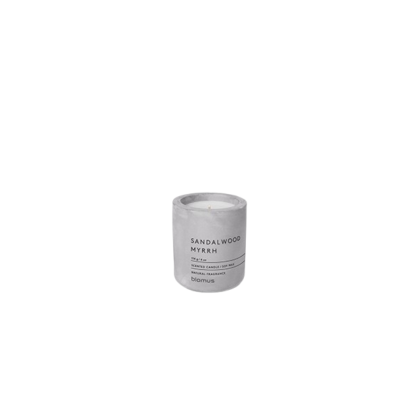 White cylindrical container with a smooth surface and no visible labels or markings.