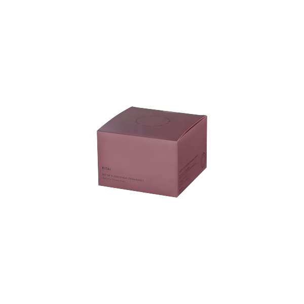 A simple, small brown box on a white background.