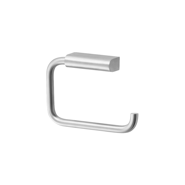 Gebürsteter Edelstahl-Handtuchhalter mit modernem, minimalistischen Design.