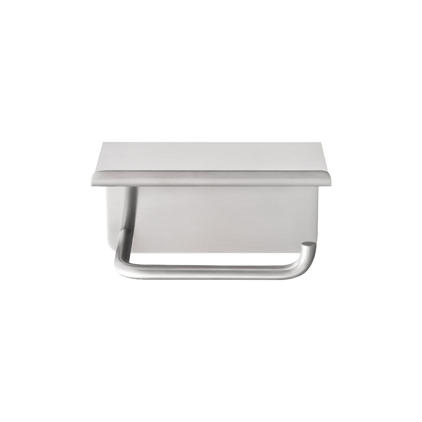 Sleek stainless steel pull handle for modern cabinets and drawers.