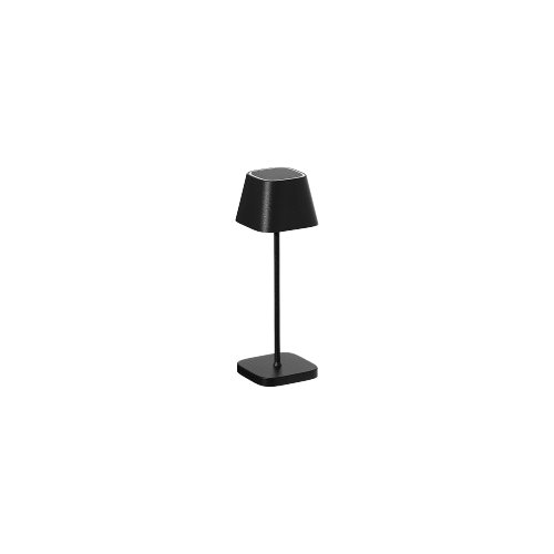 Black modern desk lamp with adjustable arm for enhanced lighting options.