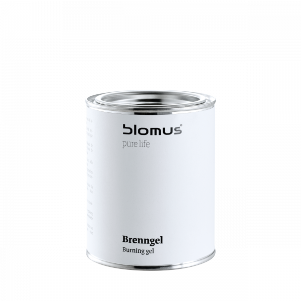 Blomus pure life Brenngel Brenngelbehälter für Außen- und Innenbeleuchtung.
