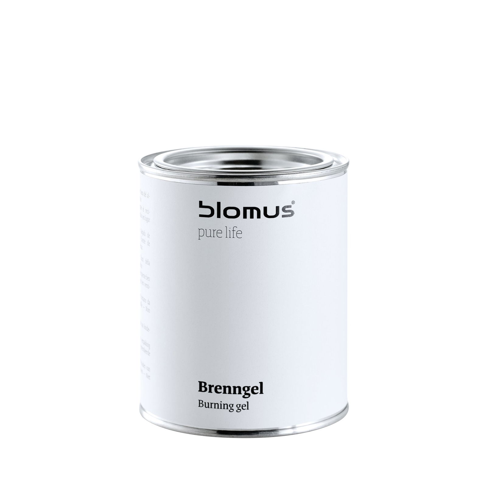 Blomus pure life Brenngel Brenngelbehälter für Außen- und Innenbeleuchtung.