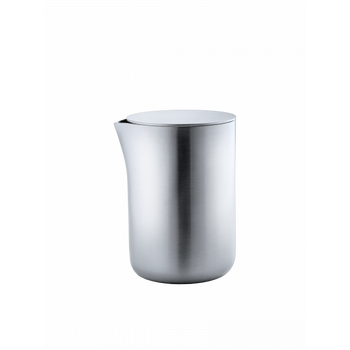 Elegante Edelstahlkanne mit modernem Design und minimalistischem Stil.