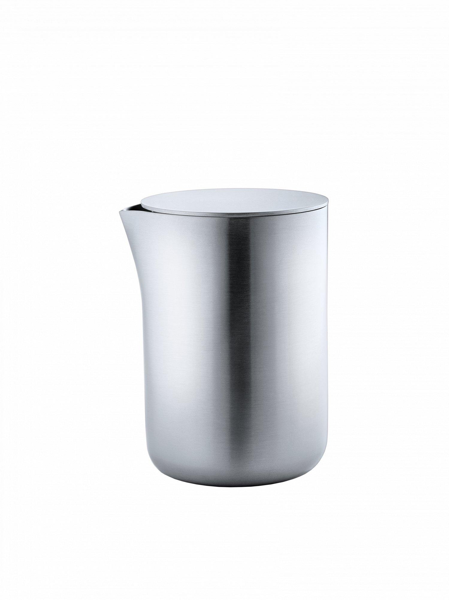 Elegante Edelstahlkanne mit modernem Design und minimalistischem Stil.