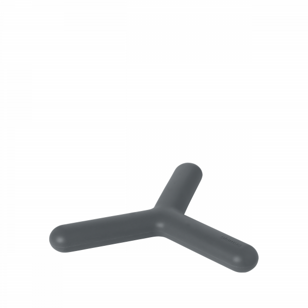 Gray three-armed object, designed for versatile support and stability.