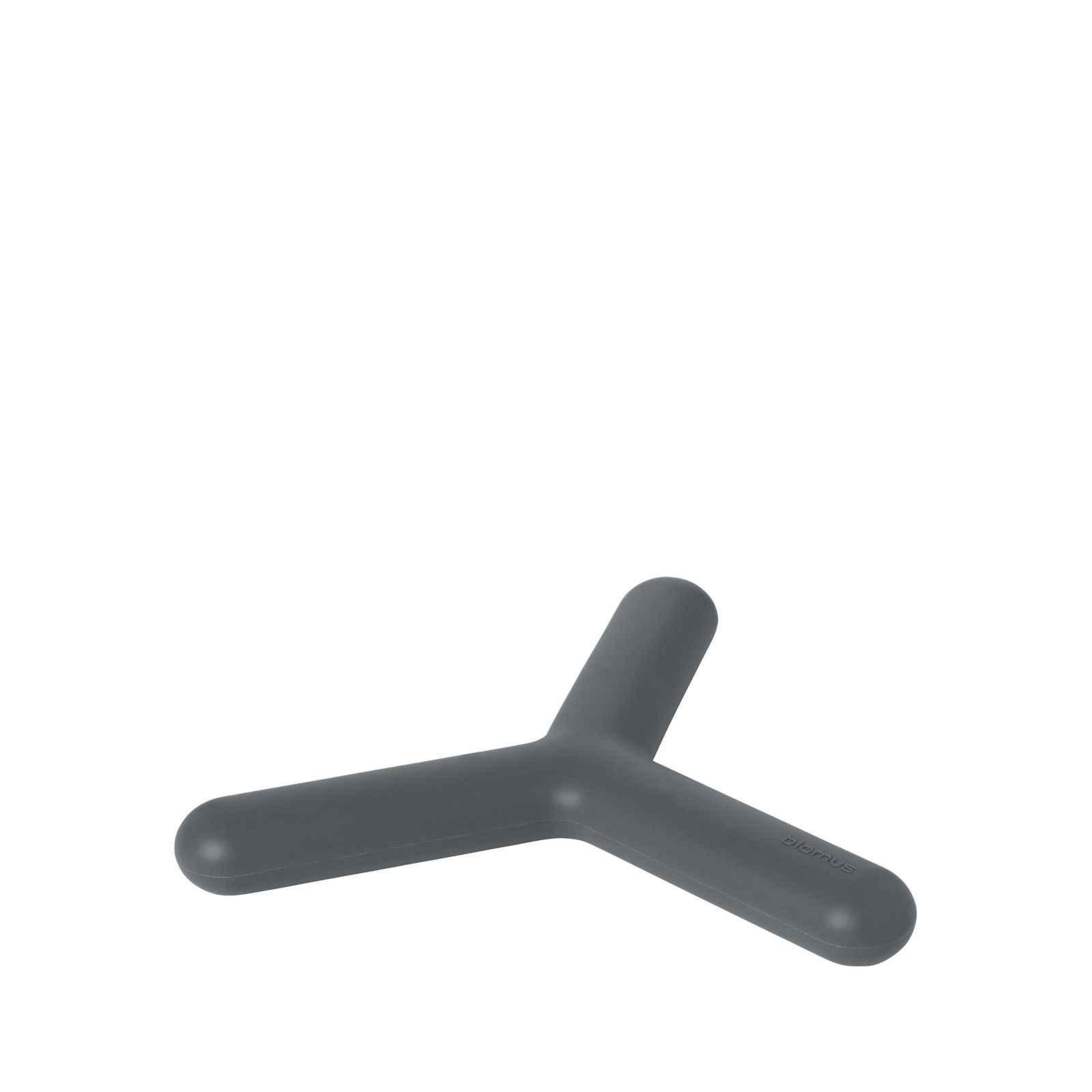 Gray three-armed object, designed for versatile support and stability.