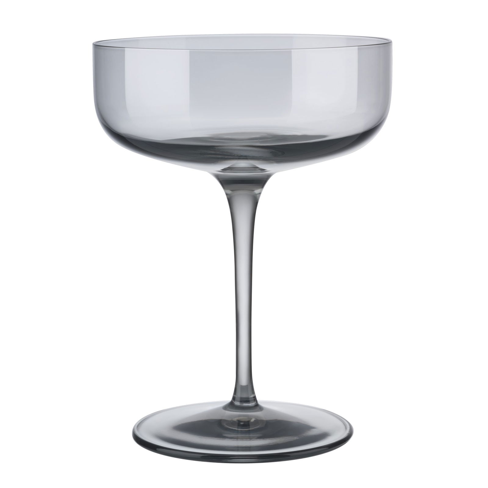 Elegantes klares Glas-Cocktailgeschirr auf schwarzem Hintergrund für stilvolle Getränkepräsentationen.