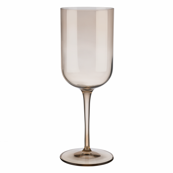 Elegant tall glass with a slender stem and a subtle gradient color.