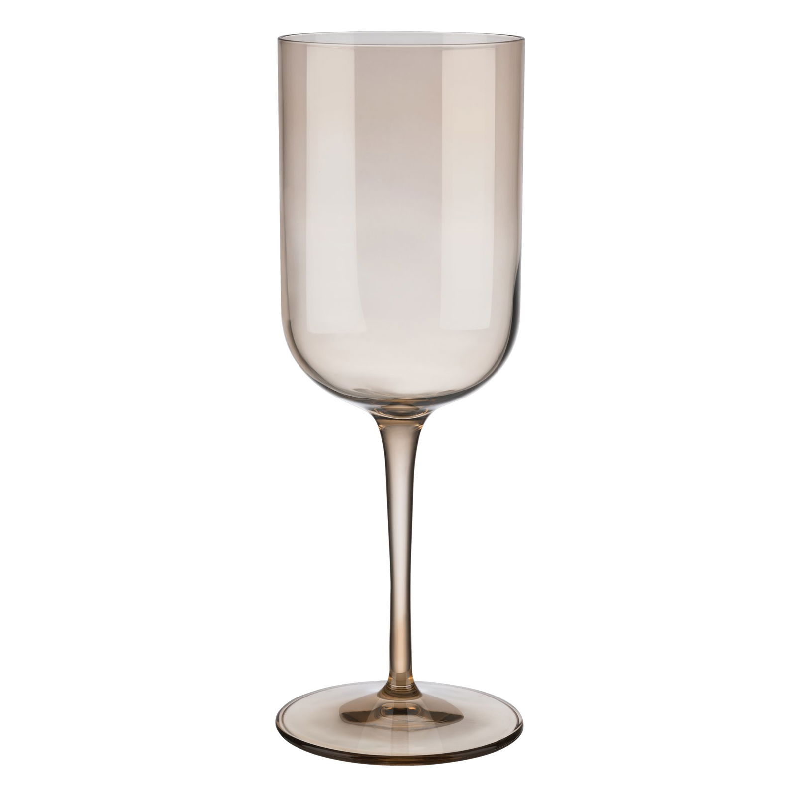 Elegant tall glass with a slender stem and a subtle gradient color.