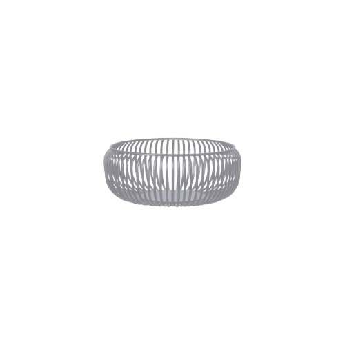 A minimalist silver ring with a textured design on a white background.
