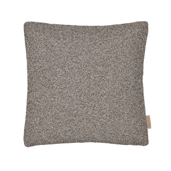 Textil-Kissen in neutralem Grau für gemütliche Raumakzente und Komfort.